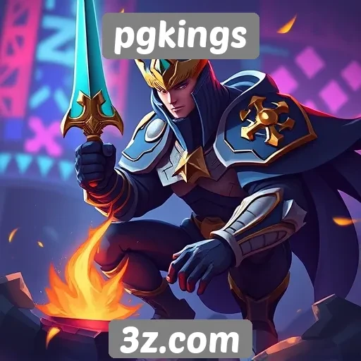 Conceito inovador do site pgkings em jogos online